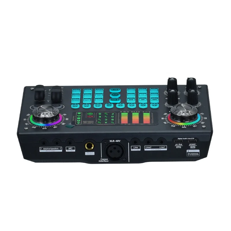 عشرة عناصر TLF Xtuga SX97 لوحة الصوت تدفق معدات البودكاست حزمة البث تسجيل الألعاب كارت الصوت