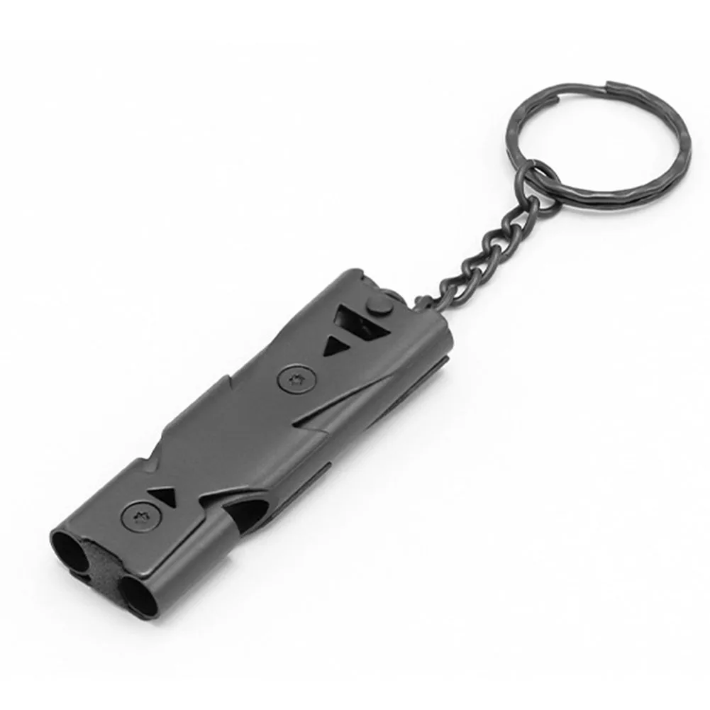 Dual Tube Whistle Double Tube Whistle Ball-Free Design Compact And Convenient Dirt And Water Resistant Easy To Carry