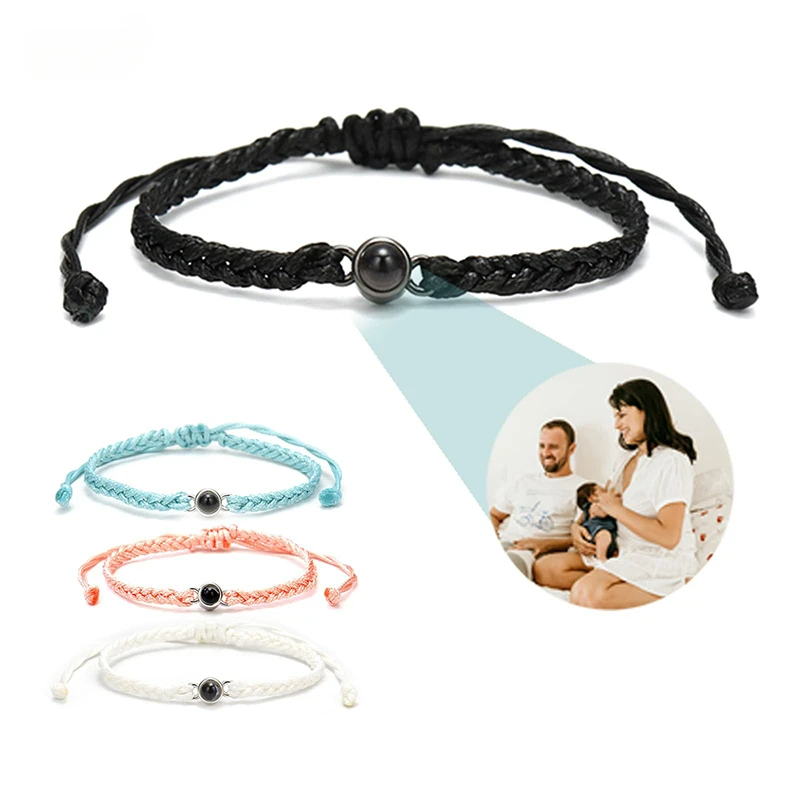 Customized Projection Bracelets with Photos, Customized Bracelets, Personalized Photo, Memorial Gifts