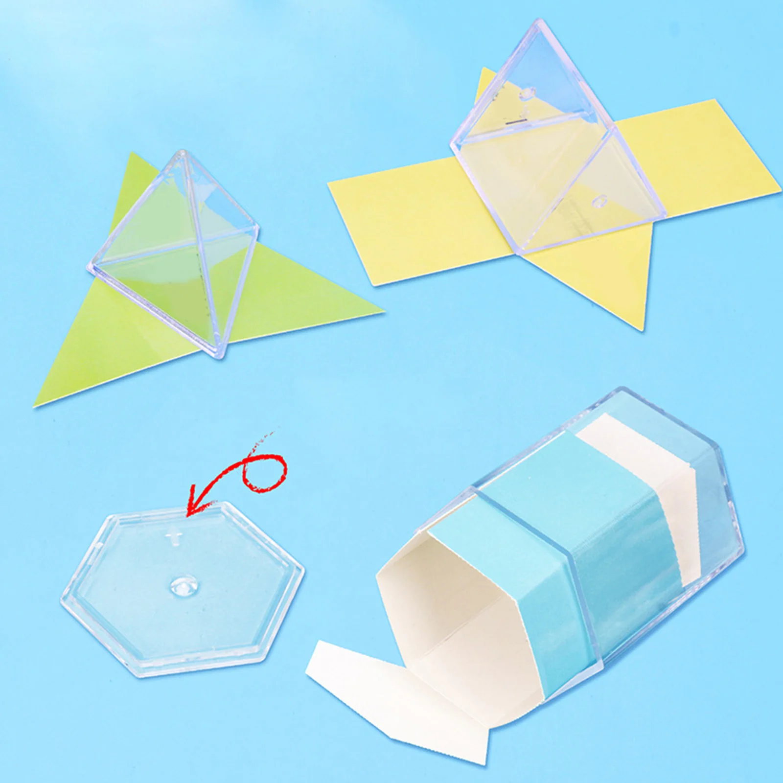 أشكال هندسية ثلاثية الأبعاد للأطفال ، نمط مونتيسوري لرياض الأطفال الابتدائية ، أعمار 3 4 5 و 6 سنوات ، 12 قطعة
