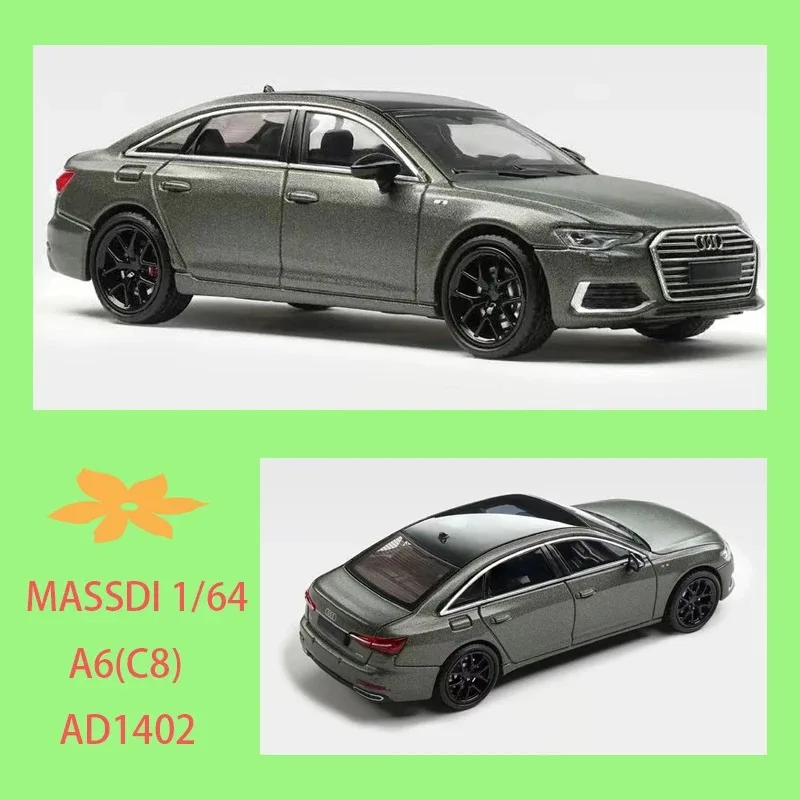 massdi-diecast-escala-1-64-a6-c8-ad1402-ad1404-modelo-de-carro-em-liga-metalica-para-colecao-decoracao-e-presente