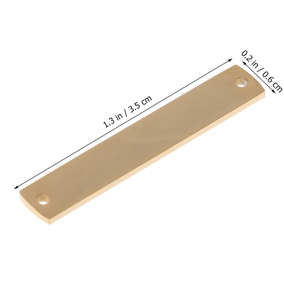 

10 Pcs Dual Hole Connector Metal Pendants DIY Jewelry Making Accessories Rectangle Stainless Steel Decorations Craft Supplies
