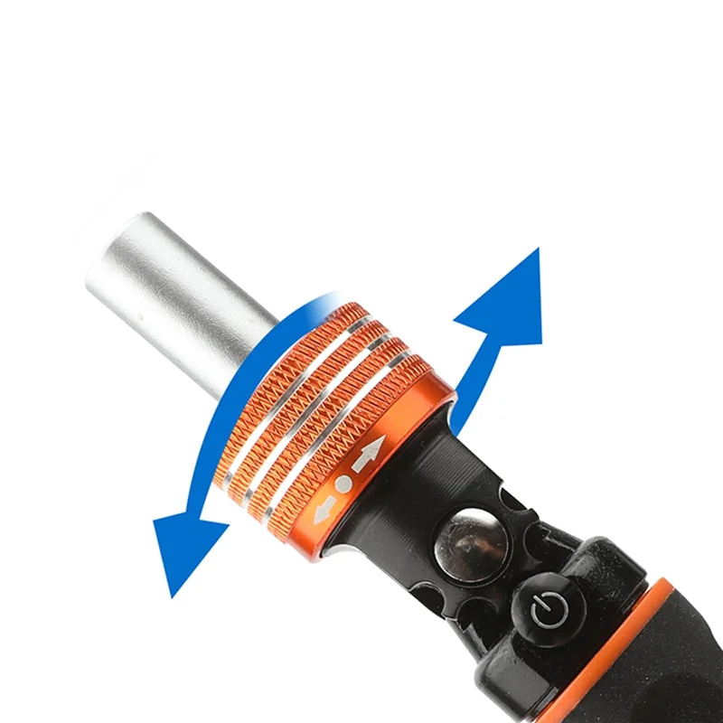 ชุดไขควงวงล้อแม่เหล็ก Square, Hex, Cross, Slotted Bits พร้อมที่จับตามหลักสรีรศาสตร์-AS97