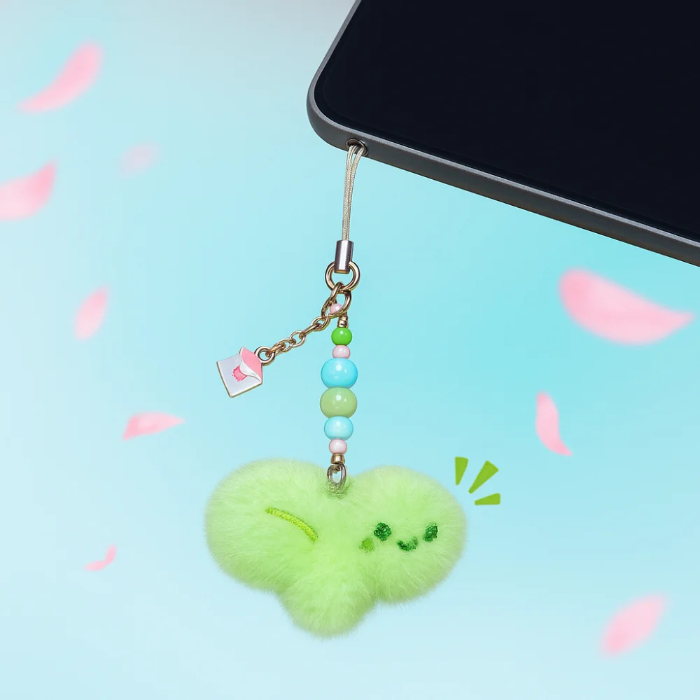 Bag Charms Beads Flower Letter Keyring Cartoon Design Sweet Letter Couple's Keychain Creative Kawaii Flower Bag Pendant