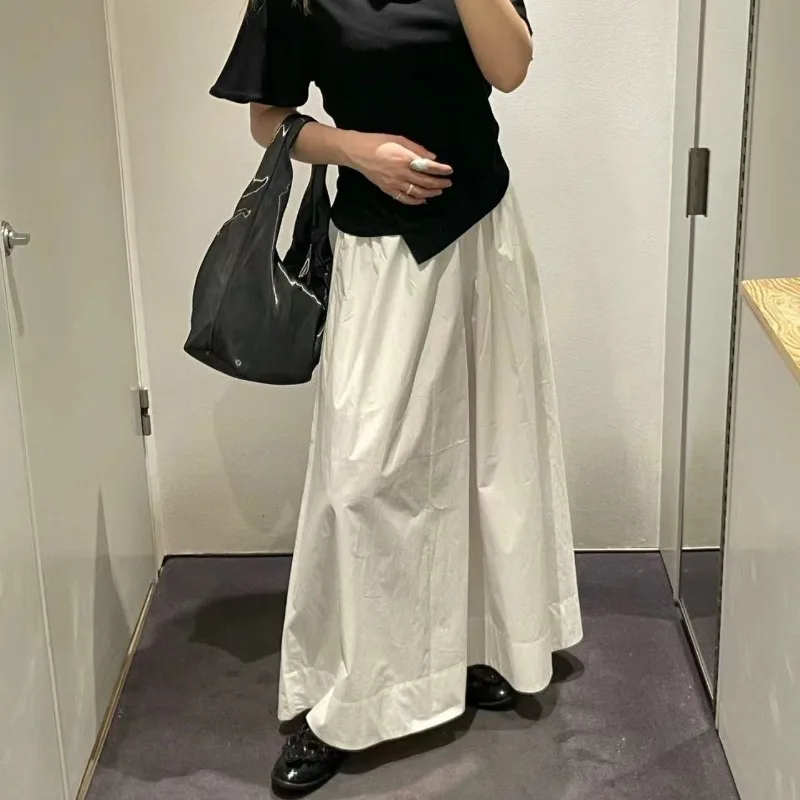 High Waist Wide Leg Pants Office Lady Elegant All-match Solid Casual Trousers 2024 Summer New Chic Women Pantalones Mujer