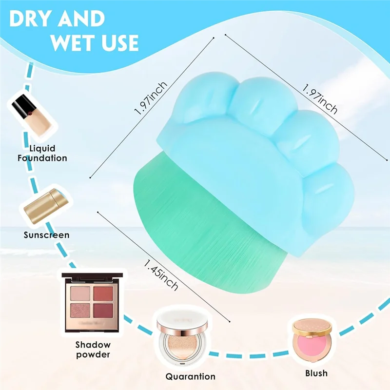 Аппликатор солнцезащитного крема ABHU для детей, набор кистей для солнцезащитного крема, аппликатор солнцезащитного лосьона, дорожный аппликатор солнцезащитного крема