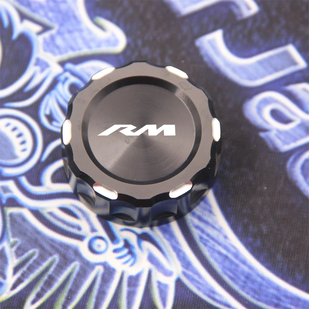 Tapa de depósito de aceite de freno trasero CNC para motocicleta Suzuki RM 85 250 80 80 RM125 RM250 RM80 RM85