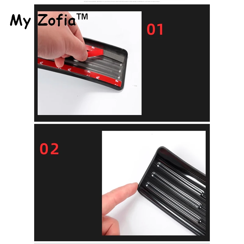 For New Geely Coolray 2023 2024 2025 Car Welcome Threshold Modification Stainless Steel Inner Pedal Guard Styling Accessories