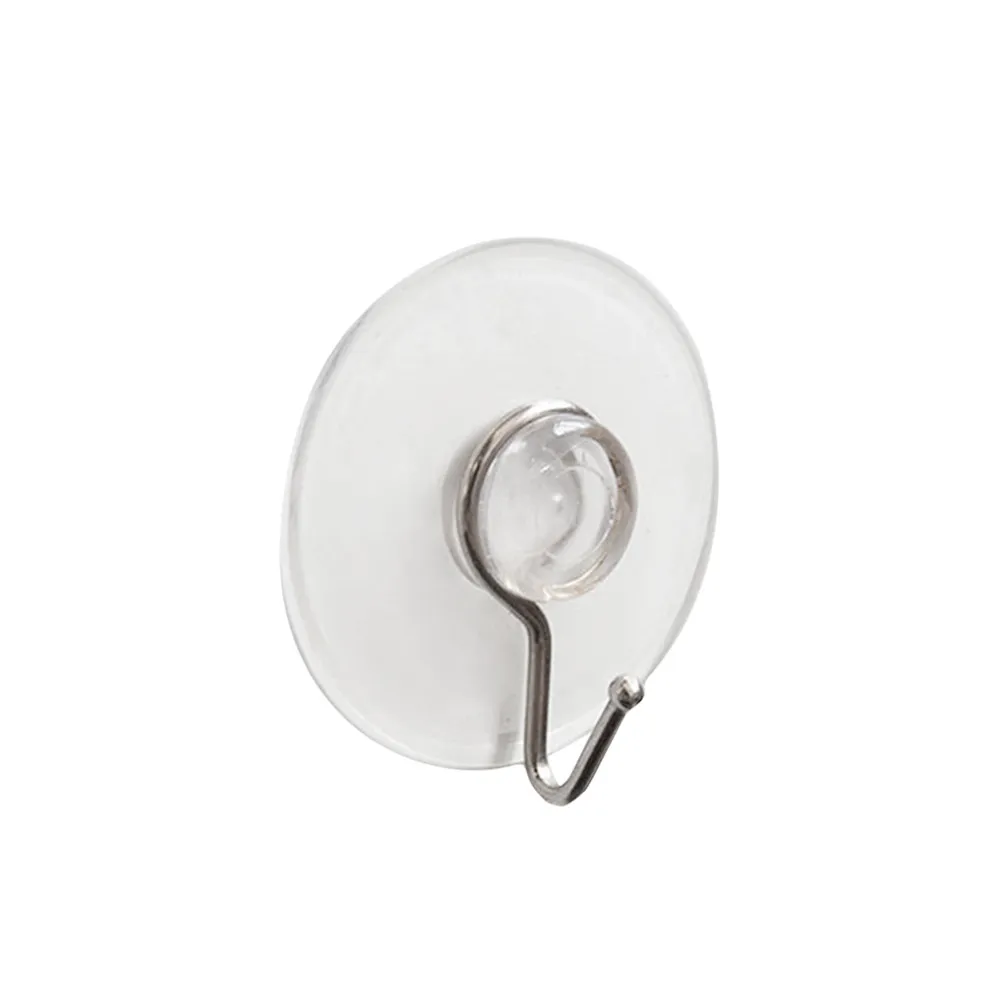 30 PCS Transparent Seamless Hooks Non Trace Wall Traceless Hangers Shower Kitchen