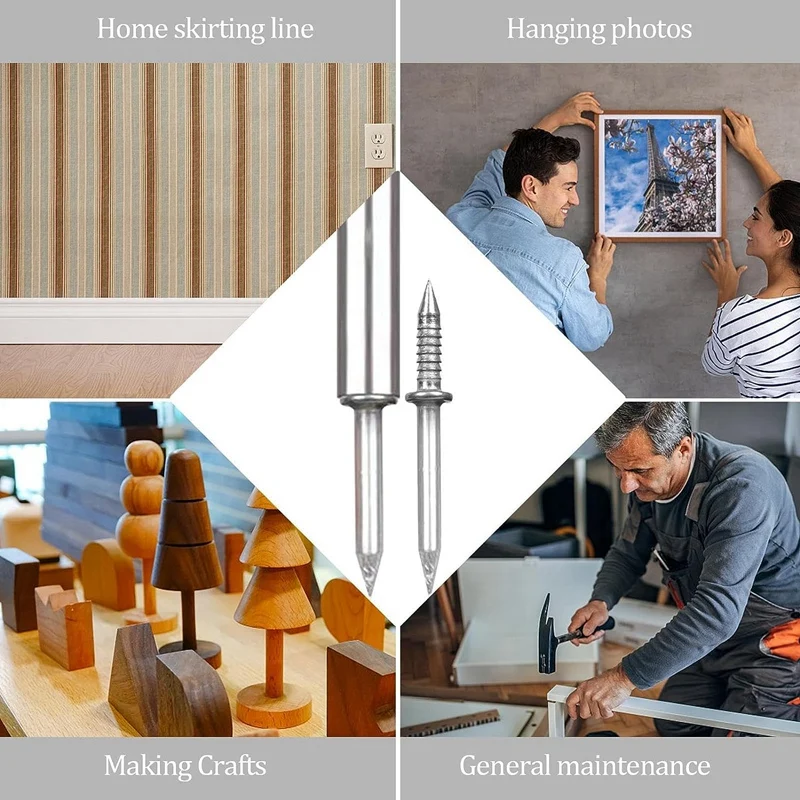 لوح حفاف برأسين ، خيط غير ملحوم ، أظافر بدون أثر ، أظافر قرن الأغنام ، خشب ، صوفي