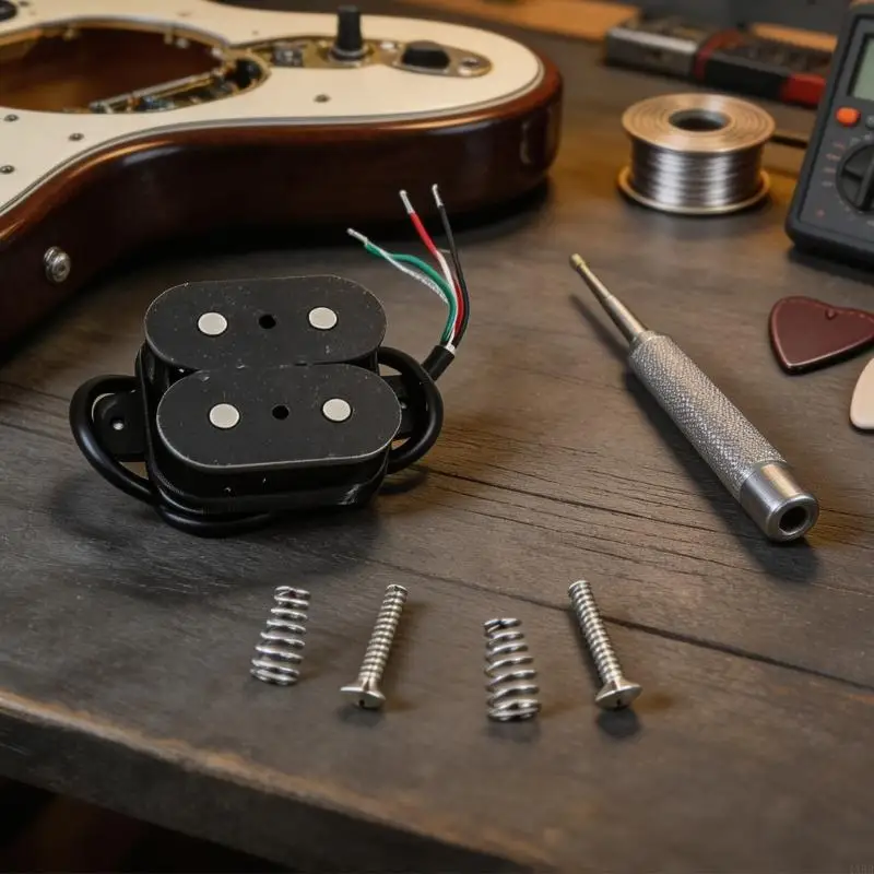 Electric Guitar Pickup Replacement Humbucker Double Coil Pickup Enduring 4XBB