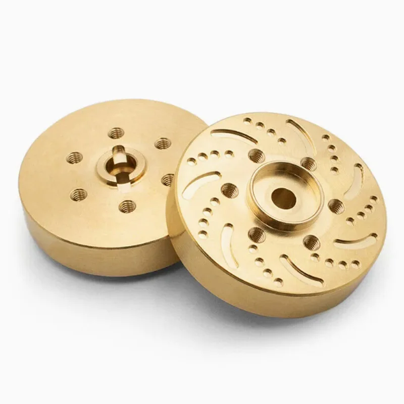 Custom CNC Machined RC Brass Wheel Weight Brass Counterweight RC Crawler Car Hub Balance Weight Upgrade Parts