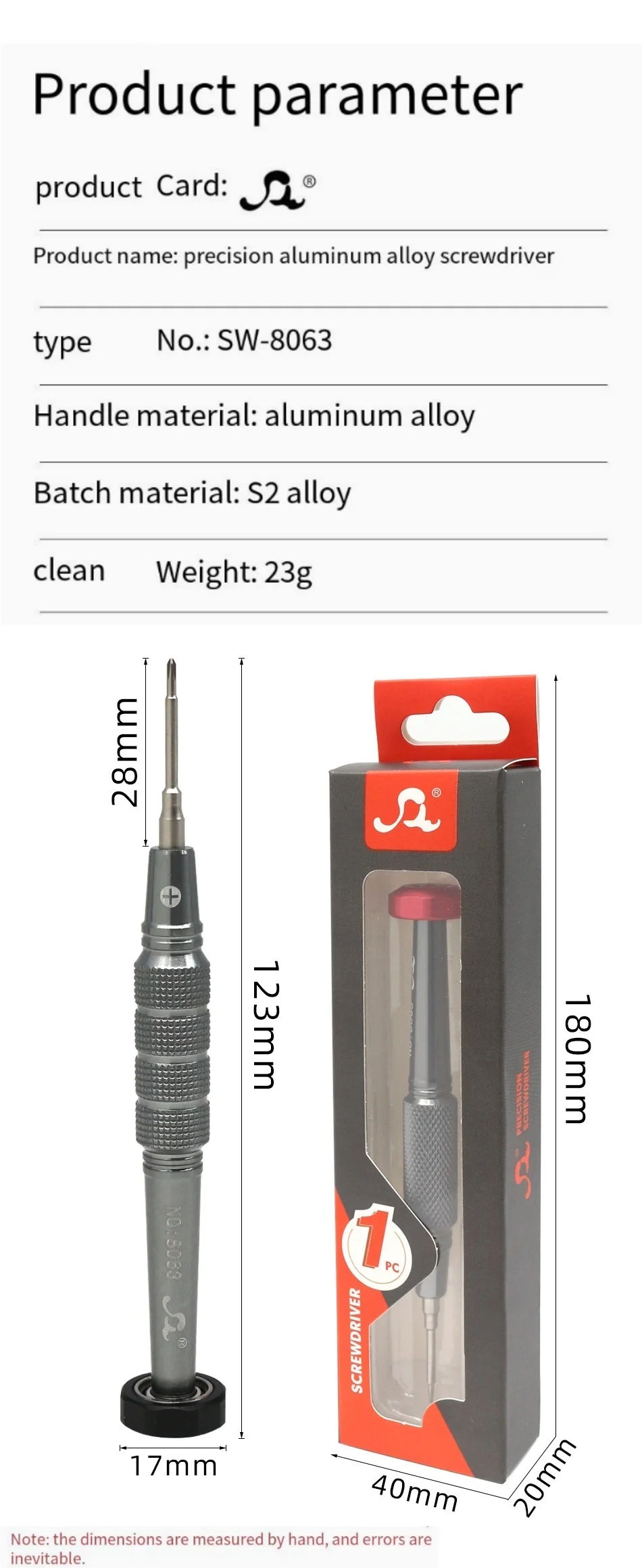 S2 Legierungsstahl Präzisions-Schraubendreher Aluminium Rutschfester Griff 360° Geräuschlos Magnetische Spitze für iPhone Samsung Huawei Reparaturen – Detail 9