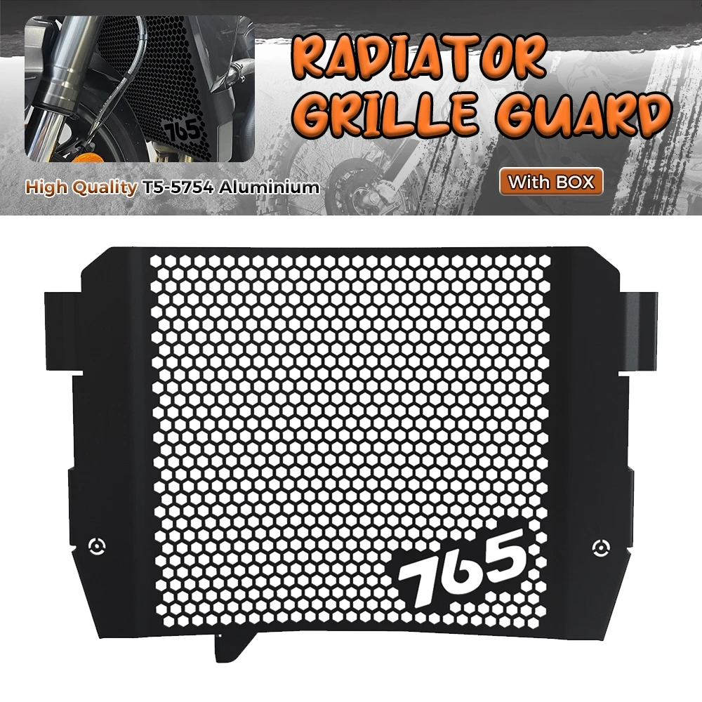 

For Street Triple Moto2 765 RS Motorcycle Radiator Guard Grille Cover Oil Cooler Protector Water Tank 765R 765RS 2023-2024-2025