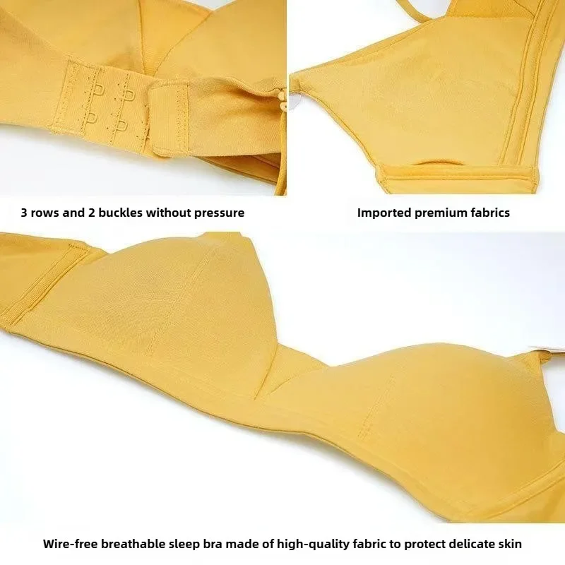 حمالة صدر على شكل مثلث للفتيات من MISS EMILY بدون أسلاك داخلية، مريحة، قابلة للتنفس، بدون خياطة، حمالة صدر صغيرة، نمط رفيع #5