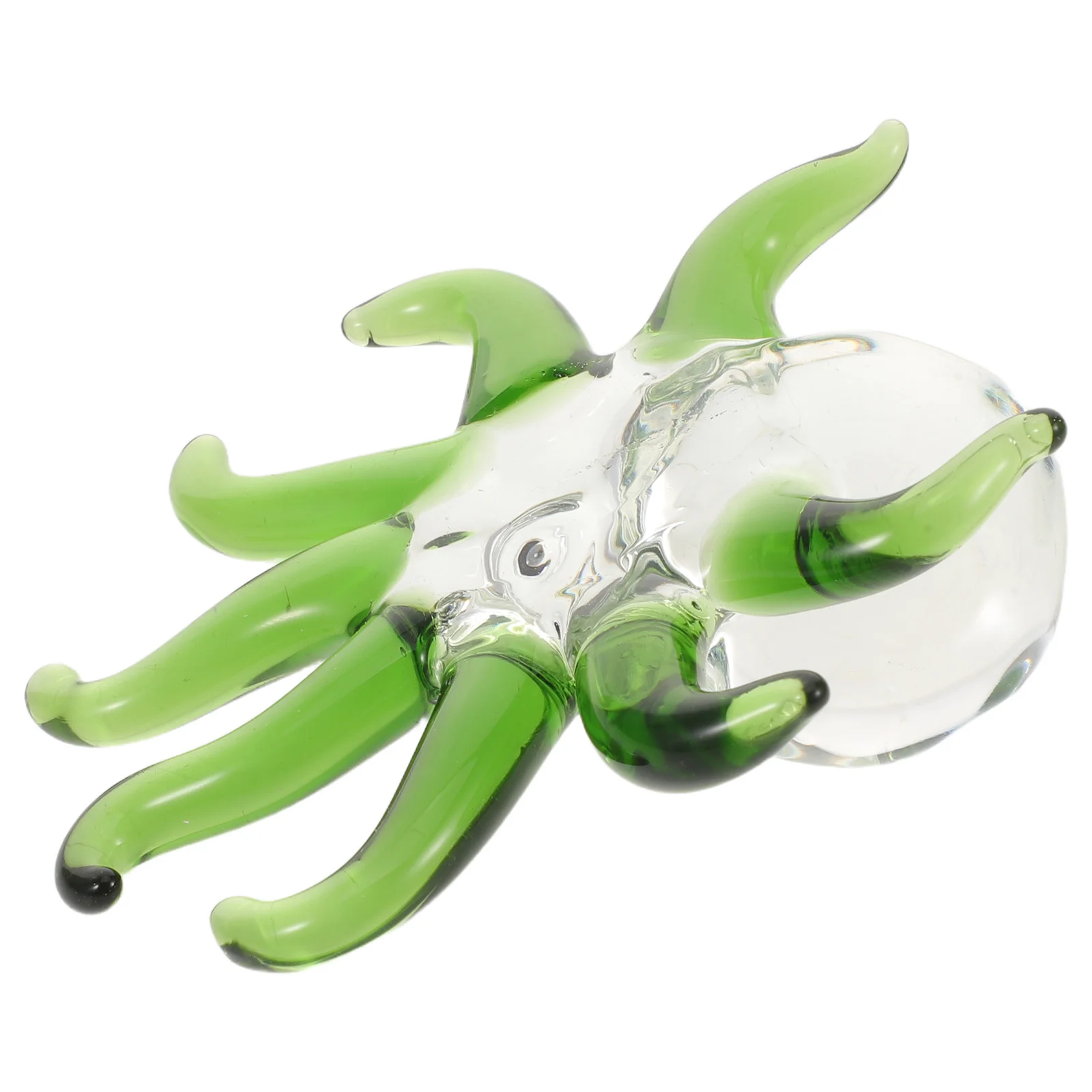 

Dazzling Crystal Octopus Ornament Compact Design Tabletop Crafts Elegant Indoor Decor Perfect for Shelves Aquariums Gifts