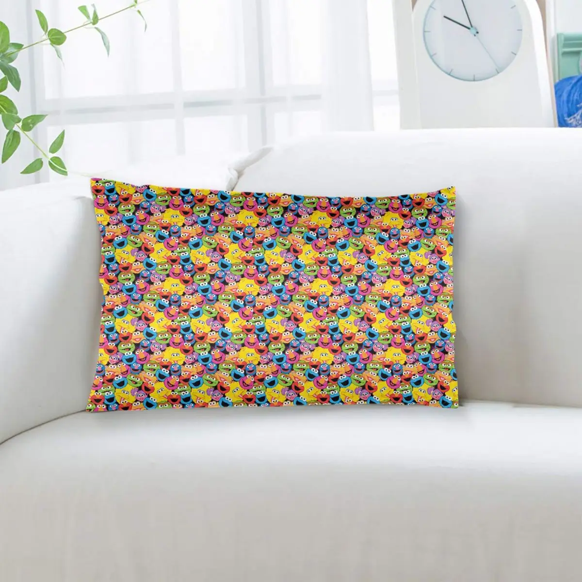 Sesame Street At Zazzle Rectangle Pillowcase Cushion Cover Decor Bedroom Bed Home Comfort Throw Pillow