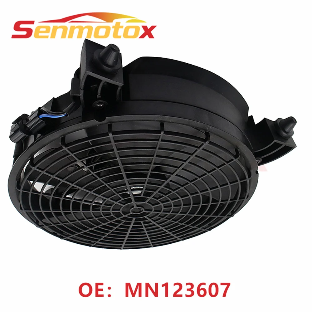 MN123607 Ventilador do Condensador de Ar Condicionado com Capa MN12 3607 para Mitsubishi Pajero Montero Sport L200 Triton Acessórios Automotivos