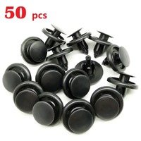 50Pcs for Toyota Camry 7mm Plastic Auto Rivets Bumper Fasteners Fixing Clips Door Veneer Cover Catches
