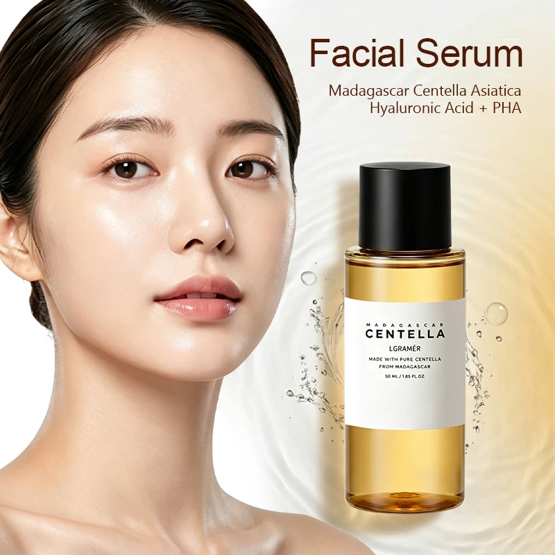 Tónico Facial Centella 7.10 fl.oz, 30/50ml, Tónico con Centella Asiática de Madagascar y Ácido Hialurónico para Hidratación, Exfoliante PHA