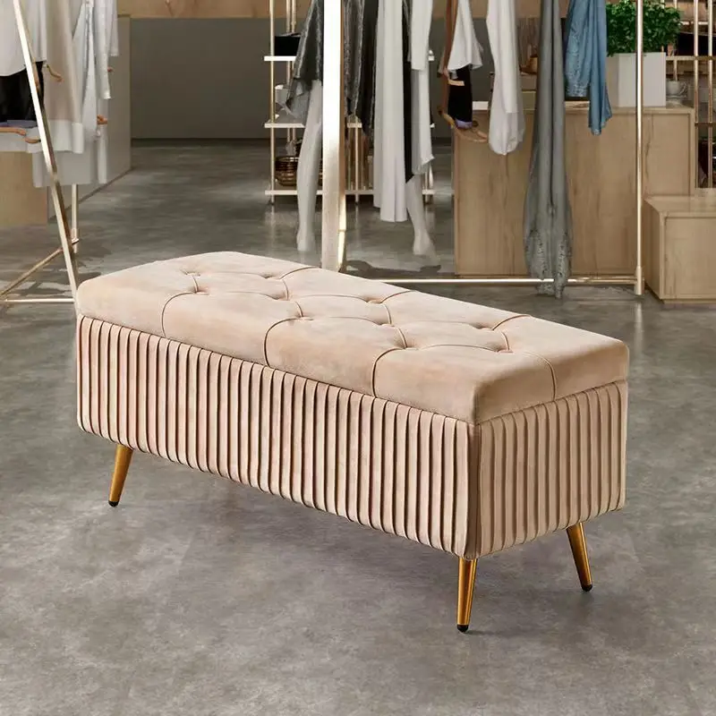 Shoe changing stool Multifunctional household entrance Bedside storage storage stool Fitting room
