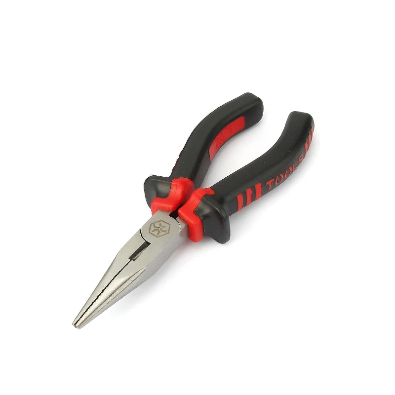 T50 6 Inch Long Nose Plier 1Pcs Needle Nose Pliers Press Tool Multi Hand Tool with Double Colour Handle