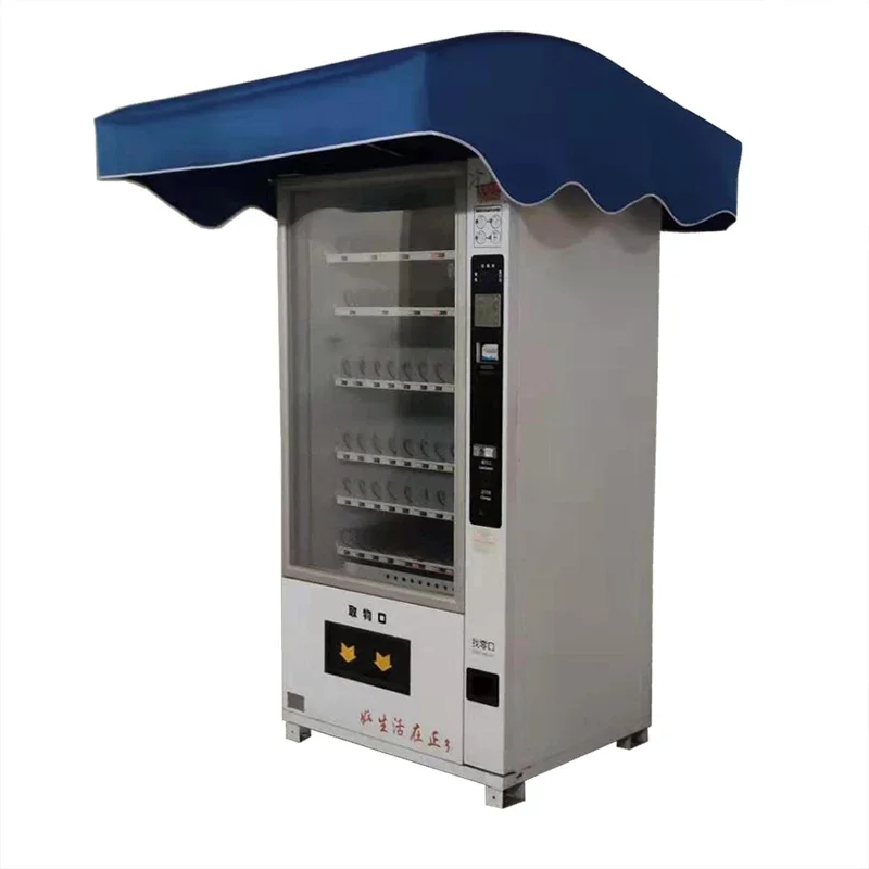 Outdoor sunshade canopy stainless steel canopy vending machine