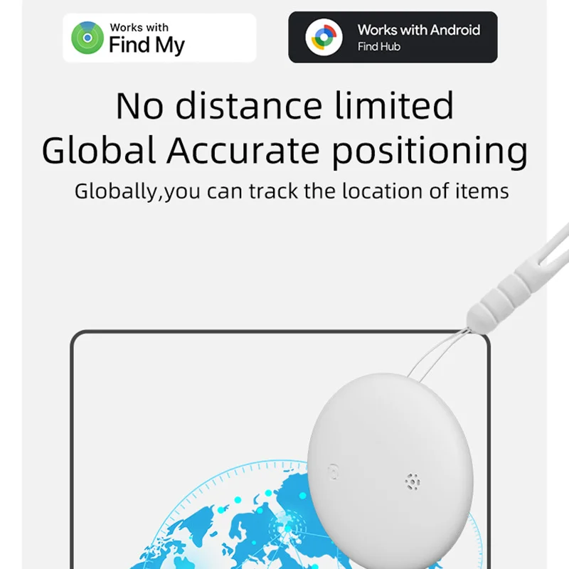 Smart GPS Tracker Bluetooth Pet Tracker Google IOS Dual System Locator Tragbare Mini Positionierung Gerät Android Apple Universal