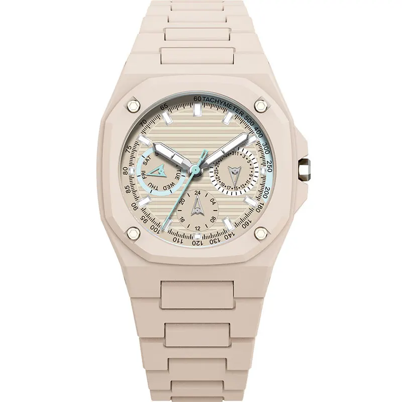 Creative Graffiti Round Black Plastic Round Quartz Men's Watch Waterproof Leisure Sports Clock Brand Customization