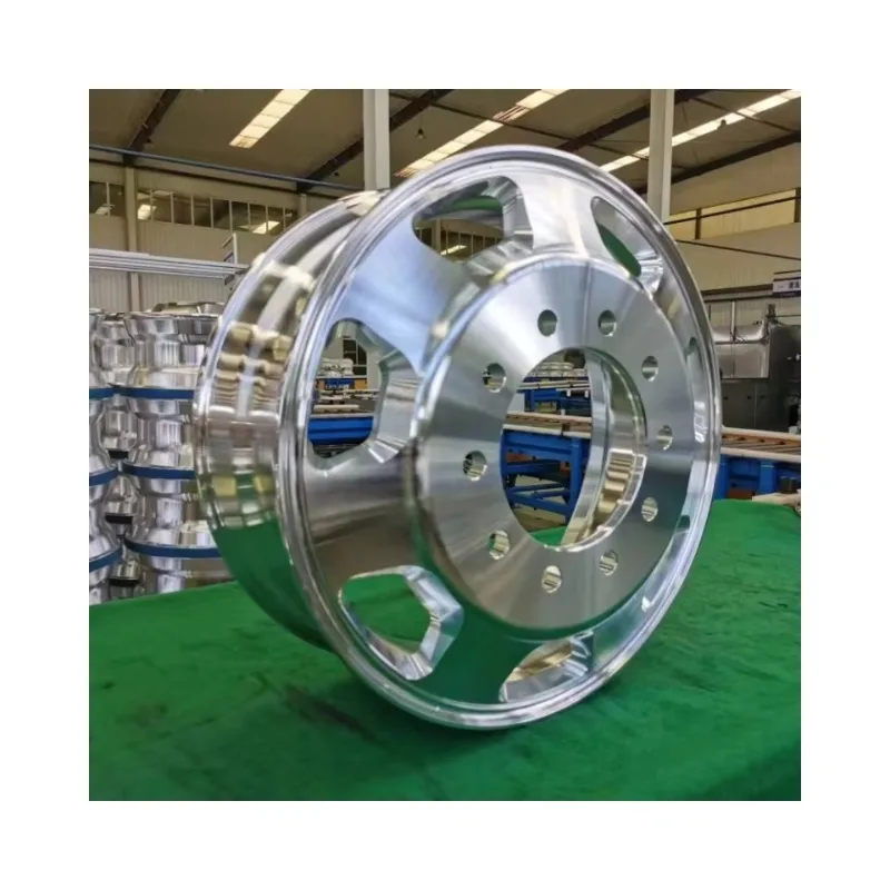 Wheels Silver 22.5 Inch Wheels Cast Aluminum Rims Hot Sale Alcoa Truck Wheels Trailer Truck Parts and Accessories