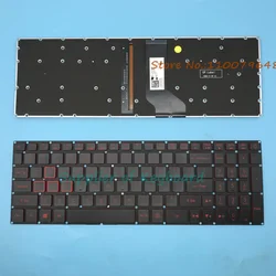 NEW Russian/English Keyboard For Acer Nitro 5 AN515-51 AN515-52 AN515-53 AN515-31 AN515-41 AN515-42 N16C7 N17C1 Red Backlit