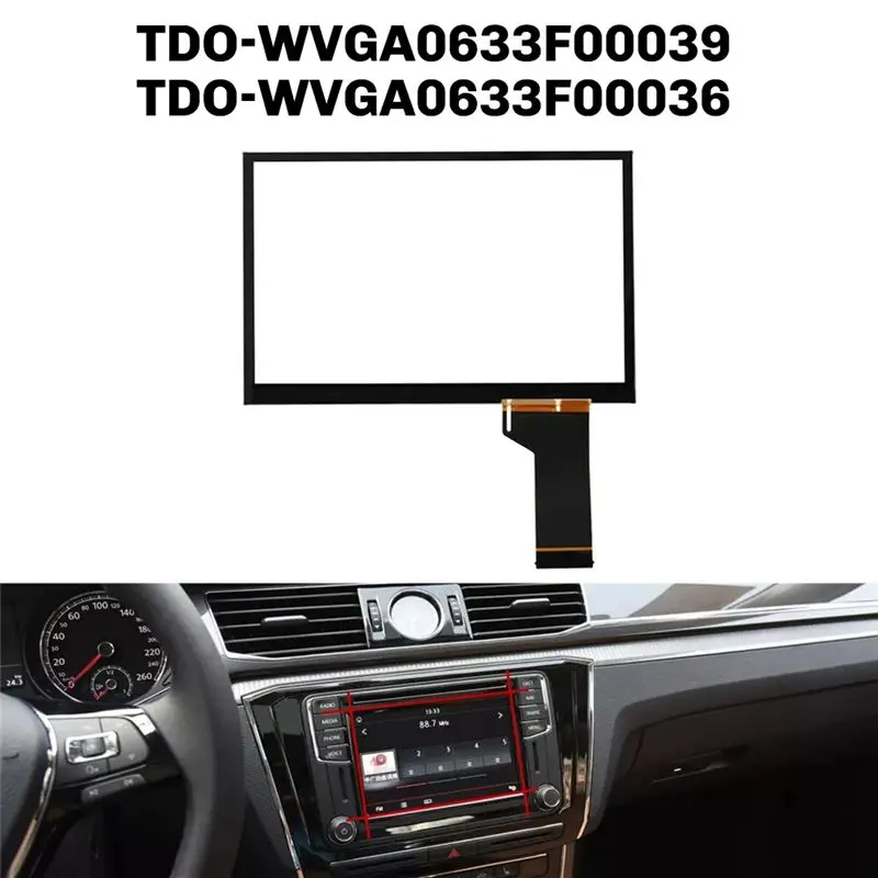 A21F-6.5Inch Touch Screen For VW MIB 682 Series MIB STD2 Radio TDO-WVGA0633F00039 TDO-WVGA0633F00036