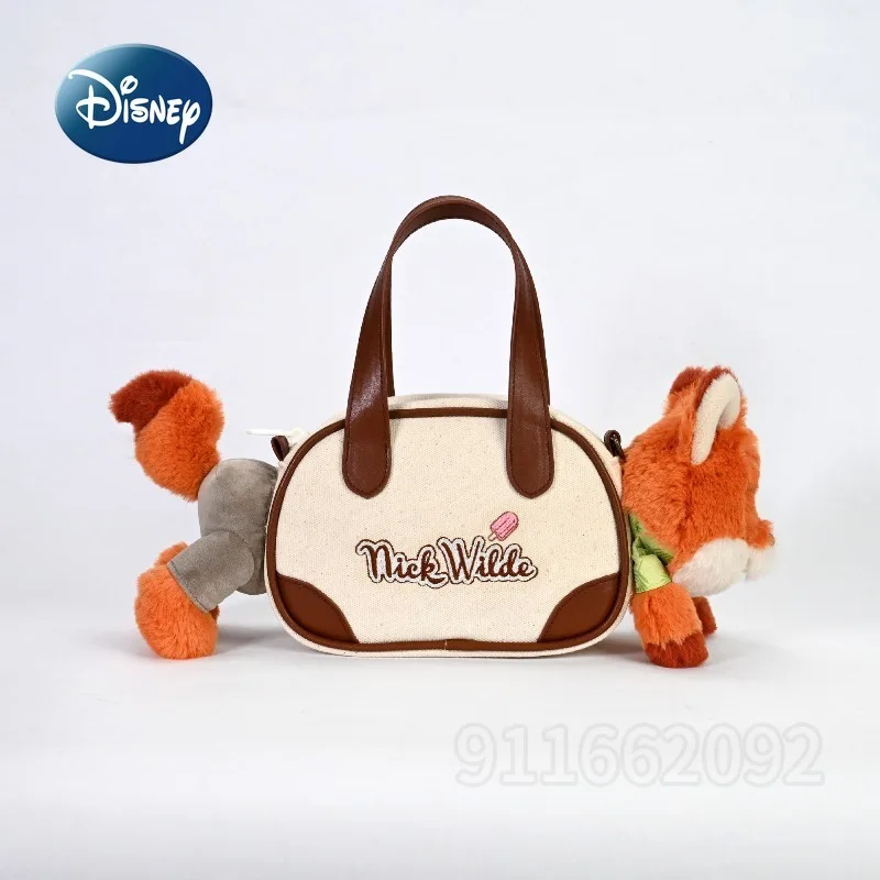 Disney Judy Nick New Women's Handbag Cartoon Fashion Women's Shoulder Crossbody Bag Casual Doll Women's Bag Large Capacity