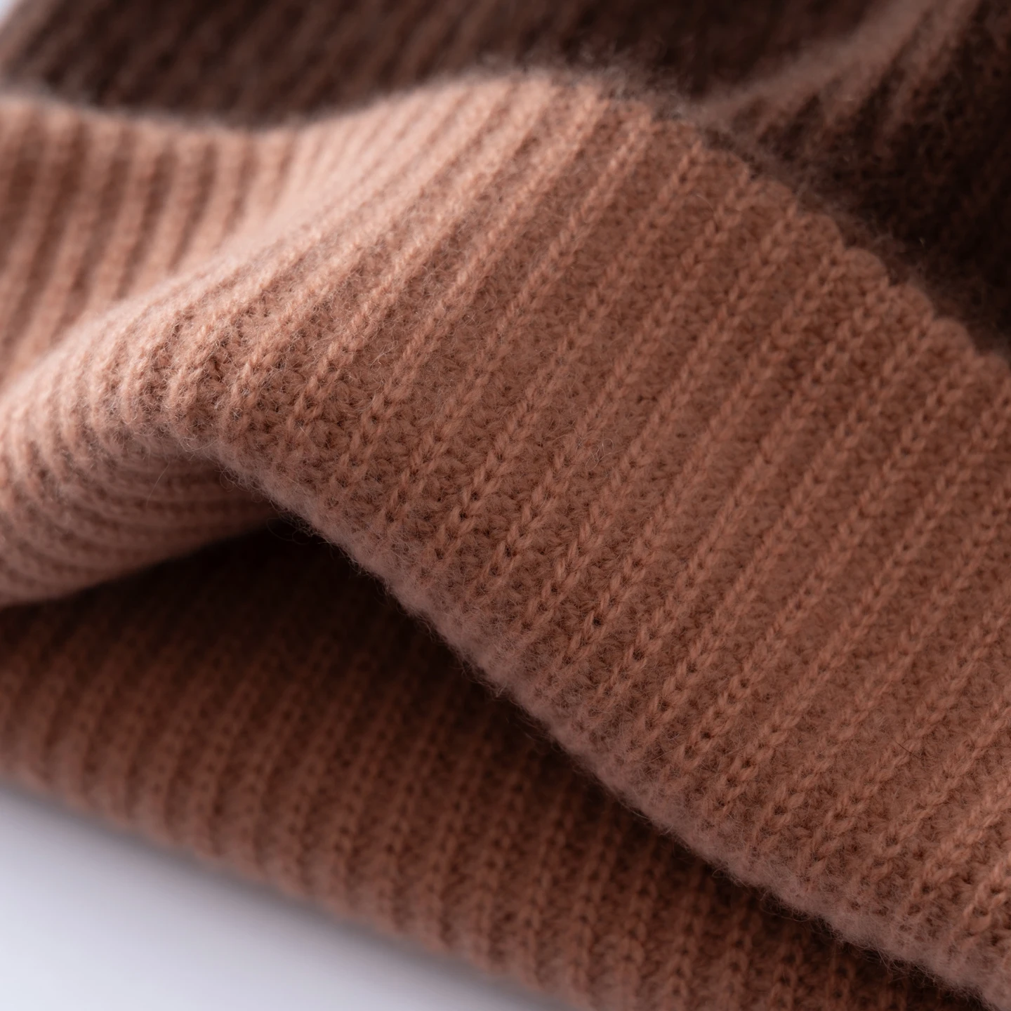 100%Quality Cashmere Hat for Women Outdoor Winter Hat Two-Tone Double-Deck Knitted Hat Soft Cashmere Beanie Thickened Warm Caps
