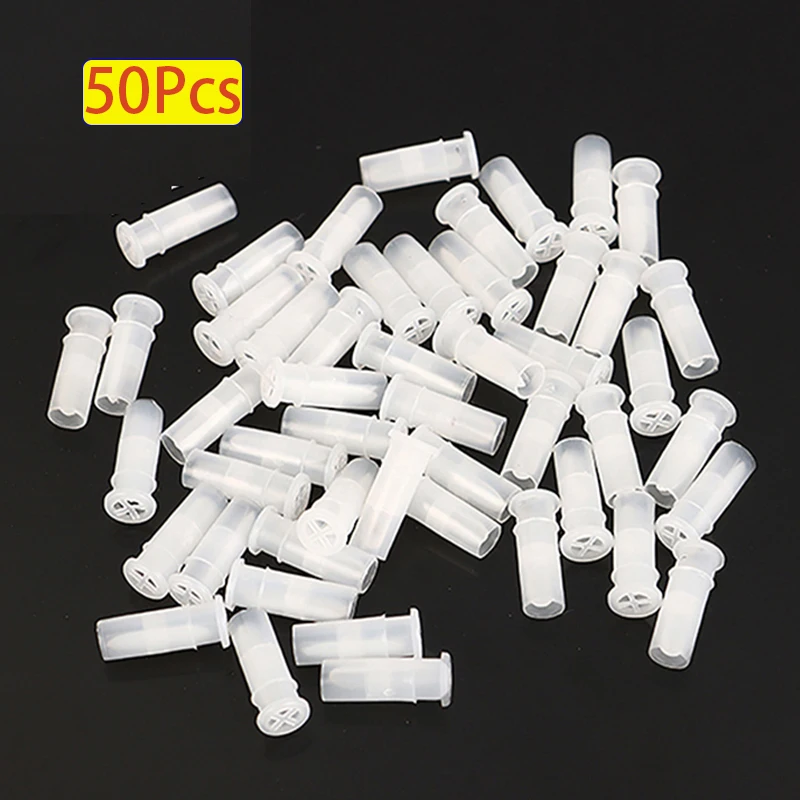 

50Pcs Plastic Toy Noise Maker Insert Squeaker White Toy Dog Cat Squeakers Shoes Repair Fix Pet Baby Toy Noise Maker Insert