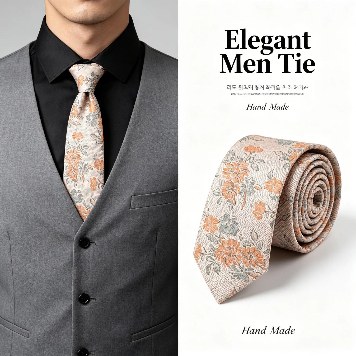 Men Ties New Retro Necktie Polyester Flower Ties Red Blue Floral Pattern Wedding Tie Jacquard 8cm Business Neck Accessories Gift