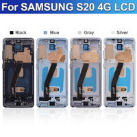 For Samsung S20 4G G980 SM-G980F LCD Display Touch Screen with Frame Digitizer Assembly Replacement for SM-G980 SM-G980F