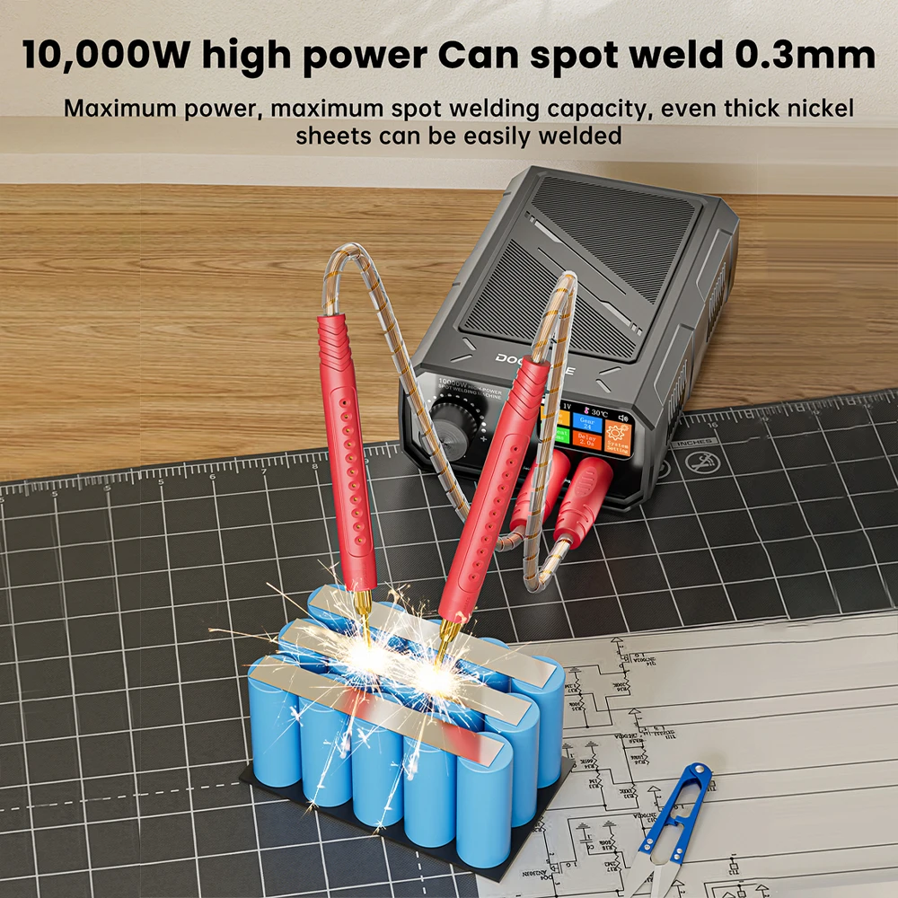 10000 واط المحمولة دواسة بقعة لحام TK-20P نوع-C قابلة للشحن 18650 بطارية ليثيوم لتقوم بها بنفسك النيكل ورقة ماكينة لحام نقطي