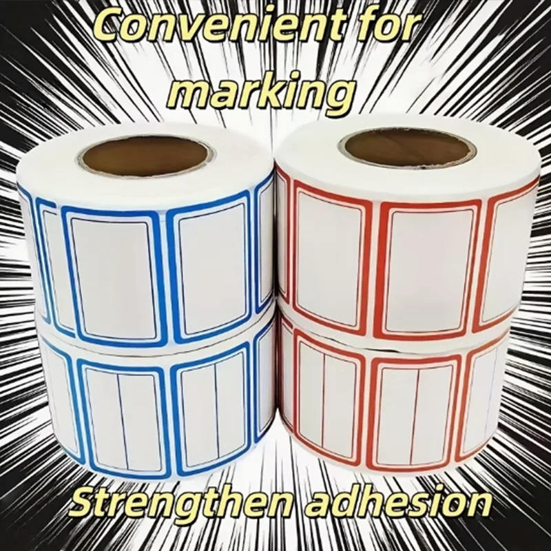 500 pieces large pack self-adhesive labels. With built-in adhesive, no extra glue needed. Easy to peel and stick.