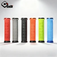 Puños de manillar de bicicleta con bloqueo ODI, aleación de aluminio duradera con gel de sílice suave para accesorios de bicicleta de montaña y carretera
