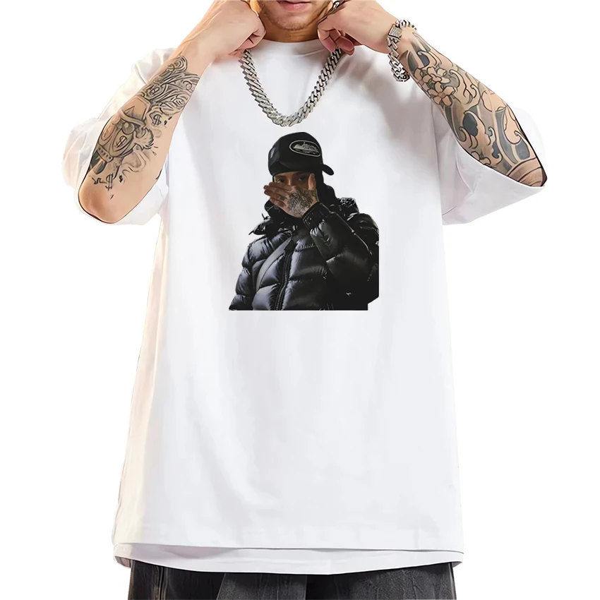 

Rapper Central Cee vintage Hip Hop streetwear short sleeve T-shirts Unisex harajuku Oversized T shirt Men Women 100% Cotton Tops