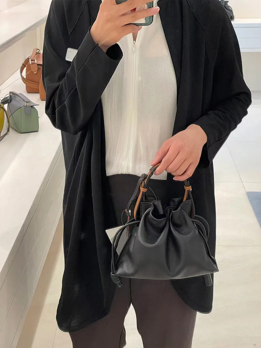 Designer luxury women's bag, soft leather handbag, mini shoulder bag, crossbody, versatile, fashionable, casual, new style