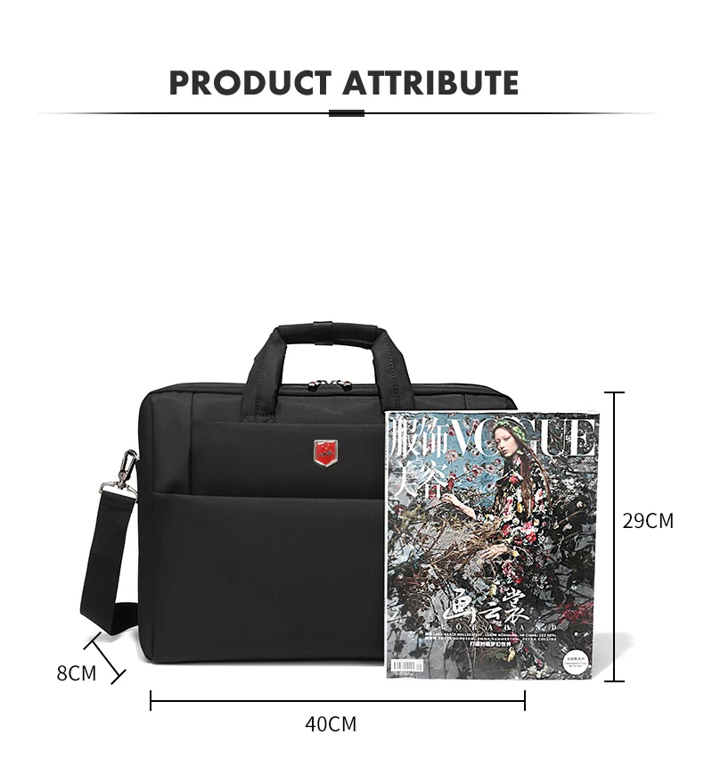 Waterproof Business Laptop Briefcase men Computers Handbags for Men Large Capacity Casual Travel Messenger Single Shoulder Bag