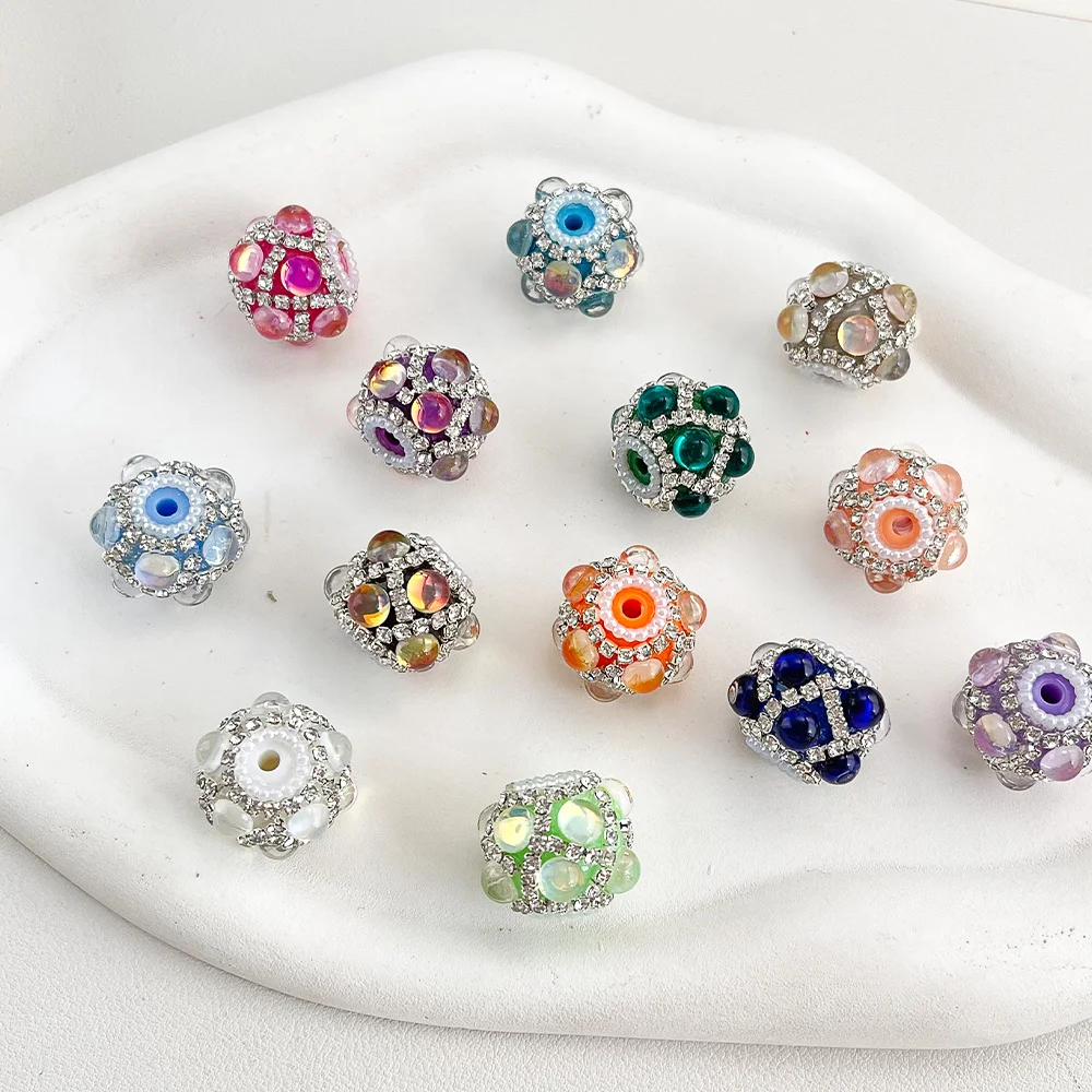 

Сердечный дизайн 18*21 мм 50 шт. бусины «сделай сам»/ручная работа/эффект страз/круглая форма/модные бусины/фурнитура и компоненты для ювелирных изделий # 19844