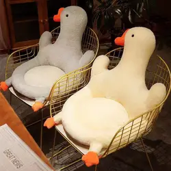 Cute Goose Integrated Seat Cushion Backrest Cushion Integrated Office Chair Cushion Thickened Stool Cushion Student Buttocks