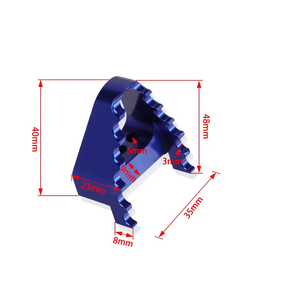 Motorcycle Modified Rear Brake Arm Pedal Head Brake Lever Head Off-Road Motorcycle Rear Triangle Pedal Rear Brake Pedal