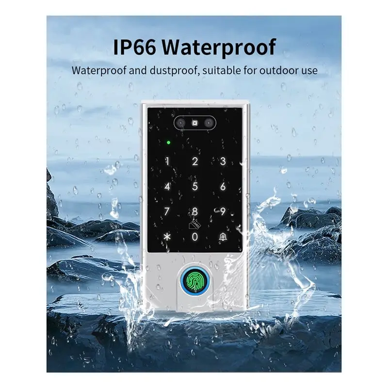 A01E-Tuya APP WIFI Face Card Reader Dual Frequency Access Control Machine For Wiegand 24-36 125Khz 13.56Mhz