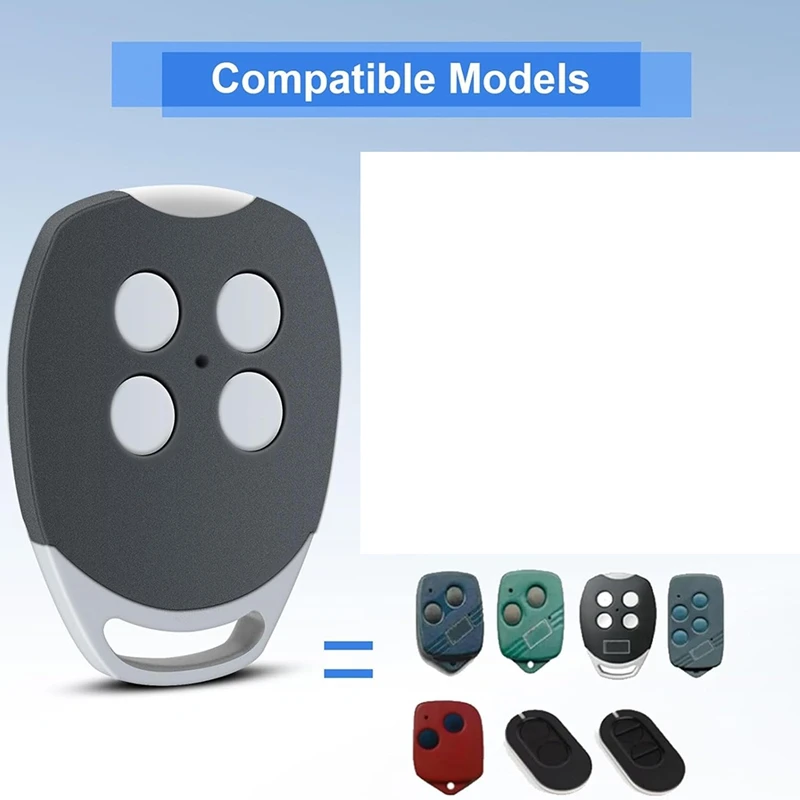 433.92Mhz Garage Door Opener, 2Pcs Garage Door Remote Control For Ditec GOL4, BIXLG4, BIXLP2, , Handheld Transmitter