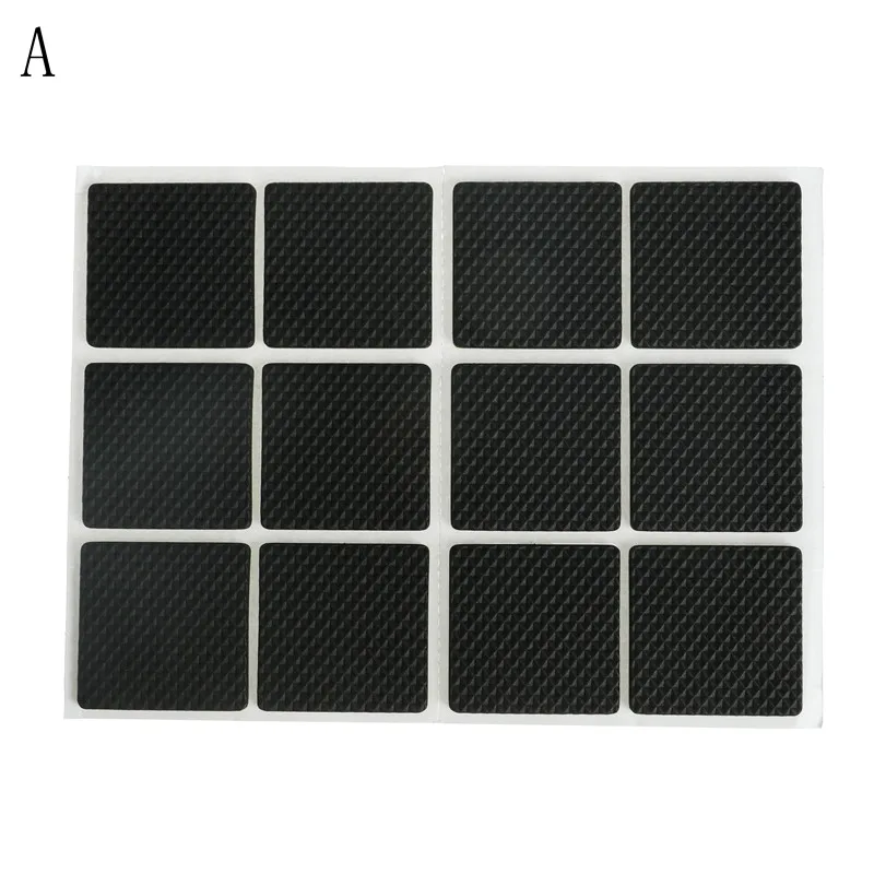 1SET Protecting Furniture Leg Feet TPR Rubber Pads Felt Pads Anti Slip