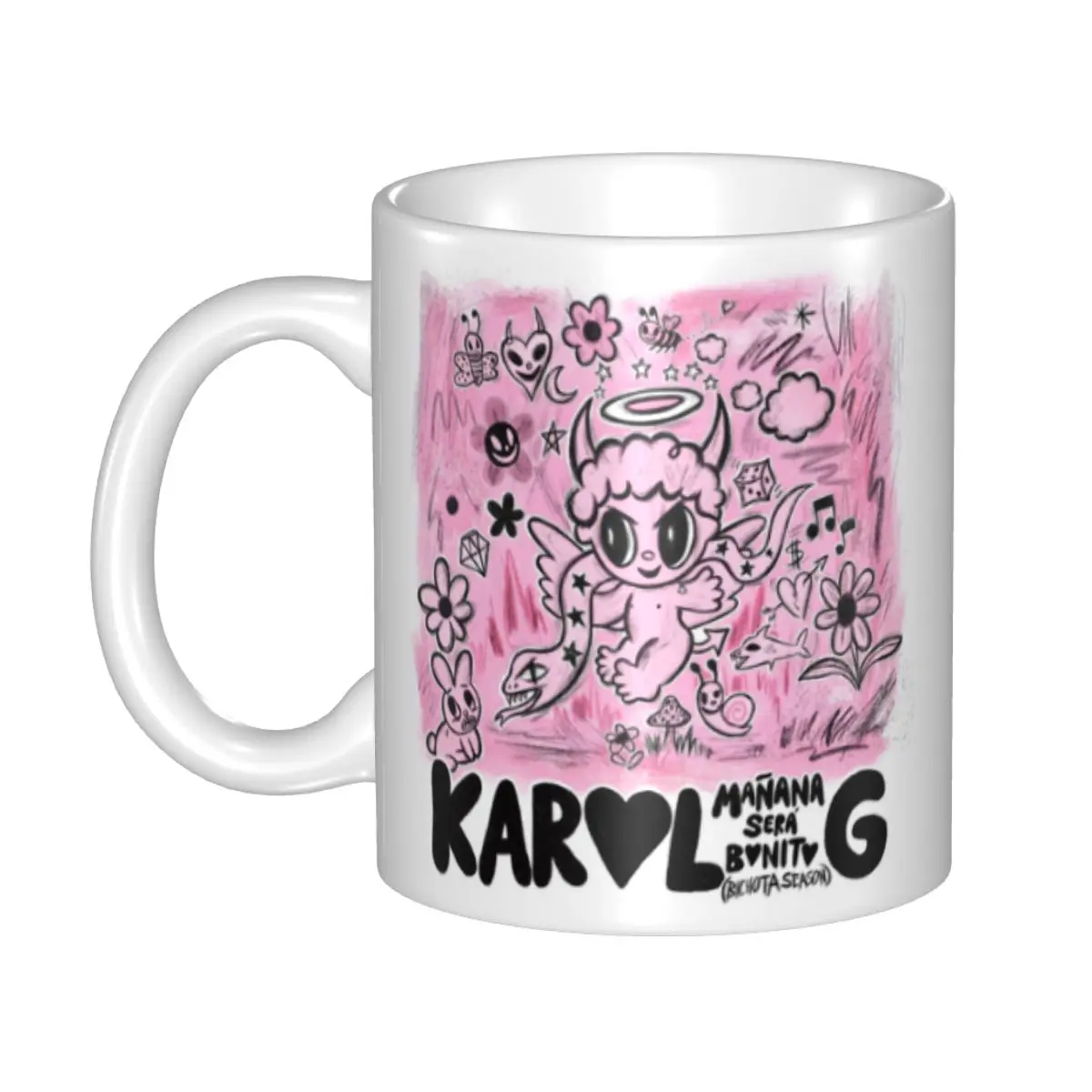 

Custom Karol G Bichota Season Coffee Mugs DIY Reggae Ainger Ceramic Mug Cup Creative Present